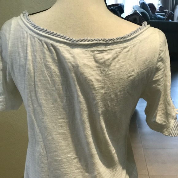👚Anthropologie-Little Yellow ButtonTop - Picture 5 of 5
